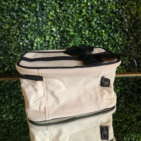 Hallmart Collectibles Canvas Cosmetics Bag | NEW | Makeup Bag - Picture 2 of 6